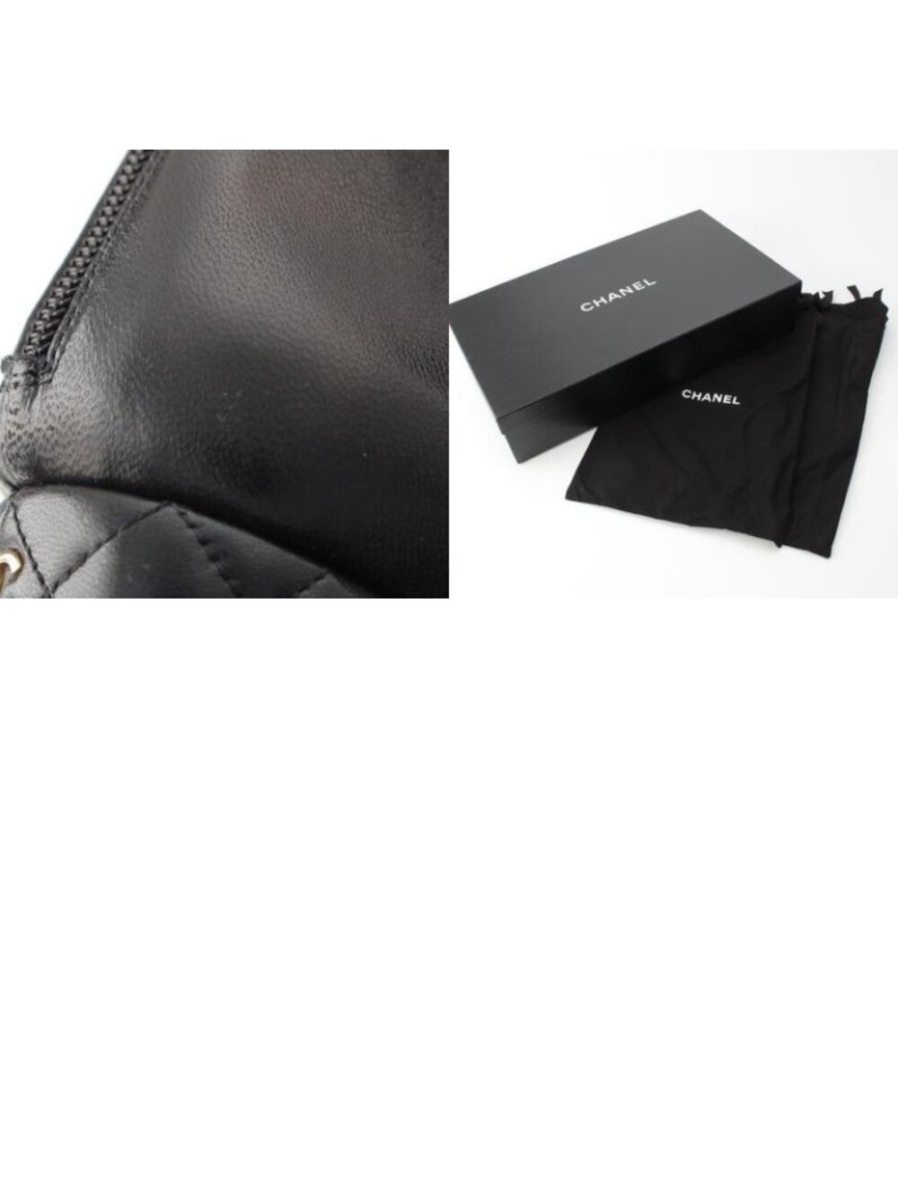 Chanel Leather Metiers D'art Collection Long Boots Shoes Black - Picture 10 of 10